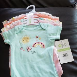 5 pack grow with me onesies